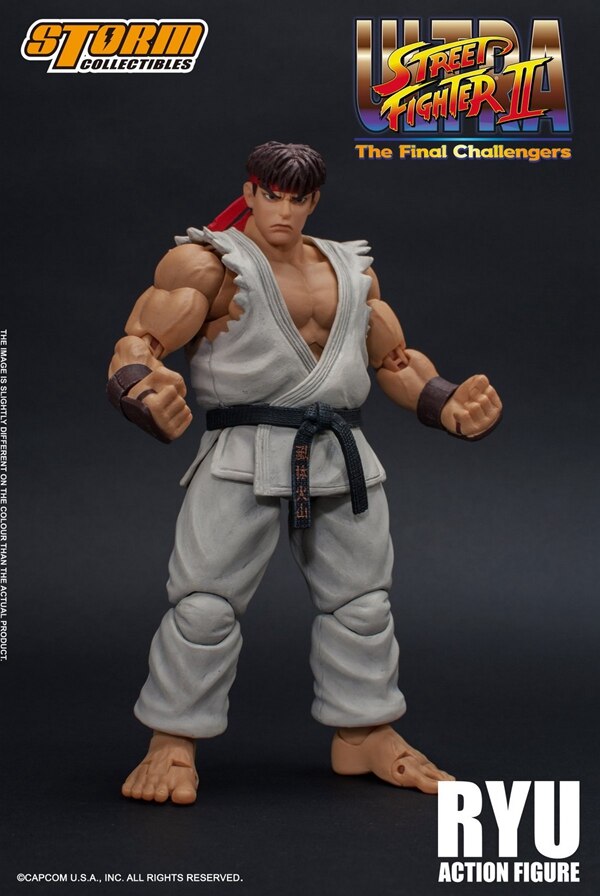 Storm Toys Ryu 1/12 Street Fighter II Four-Headed Carving Full Set 6&#39;&#39; Action Figure In Stock For Fans Collection