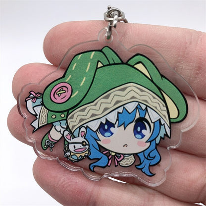 Anime DATE A LIVE Himekawa Yoshino Yatogami Tohka Tokisaki Kurumi Keychain Cosplay Accessories Pendant Cartoon Gift