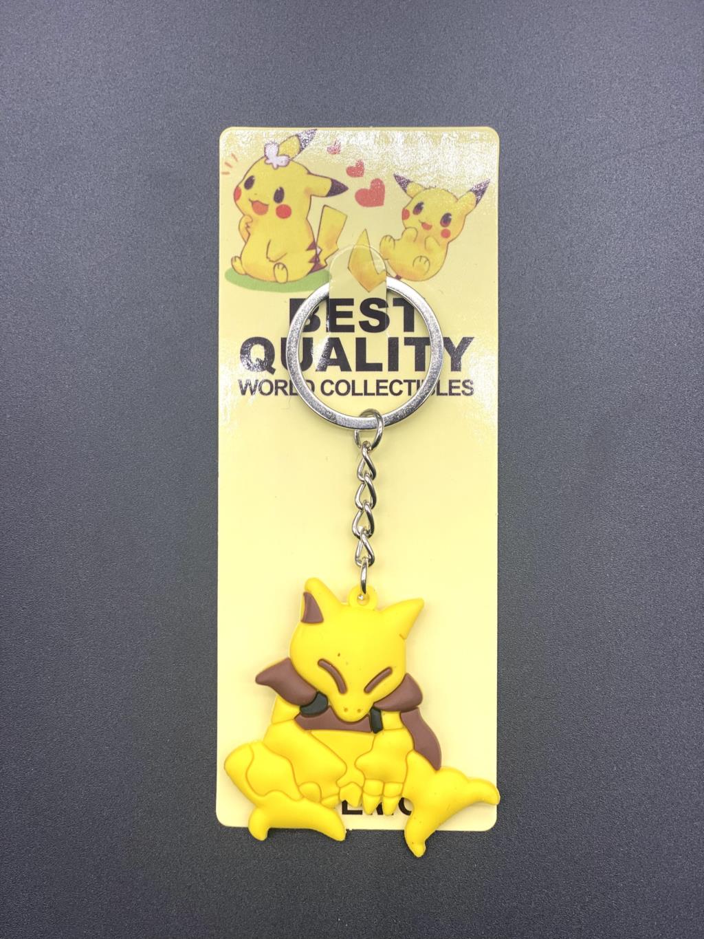 38style Pokemon Anime Action Figures Pikachu Alloy Silicone Keychain Accessories Pendant Bag Key Ring Pendant Birthday Gifts