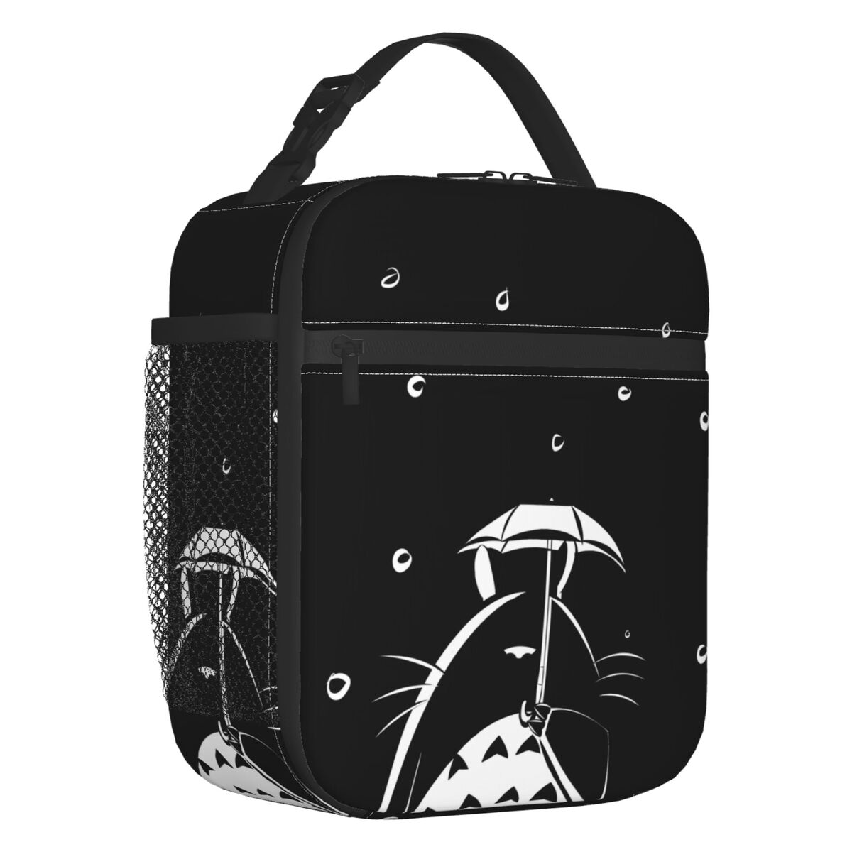 Studio Ghibli Anime My Neighbor Totoro Resuable Lunch Boxes for Women Hayao Miyazaki Cooler Thermal Food Insulated Lunch Bag