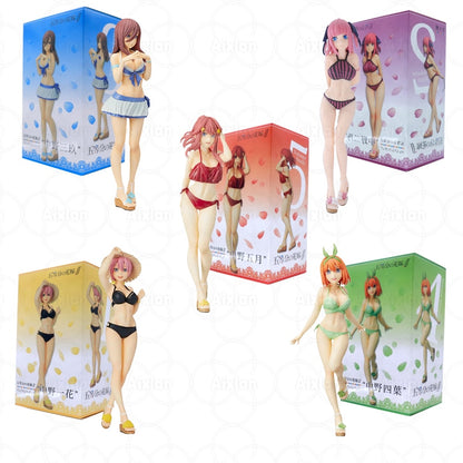 20cm The Quintessential Quintuplets Figure Anime Nakano Miku Action Figure Nakano Ichika Nino Yotsuba Itsuki Figurine Model Doll