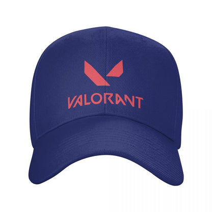 Hot Sale Video Game Valorant Logo Baseball Cap Men Women Custom Adjustable Adult Dad Hat Hip Hop Summer Spring Hats