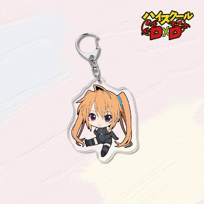 KeyChain Men High School DxD Key Chain Women Acrylic Car Cosplay Japanese Key Ring Rias Gremory Pendant Party Charm Kids Gift