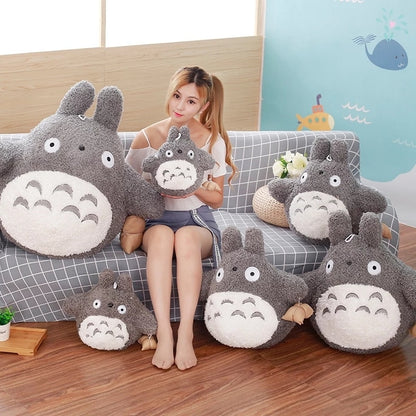 1pc 30-70cm kawaii Totoro Plush Toys Japanese style Studio Ghibli Anime Cat Stuffed Animal Long My Neighbor Pillow for Kids Doll