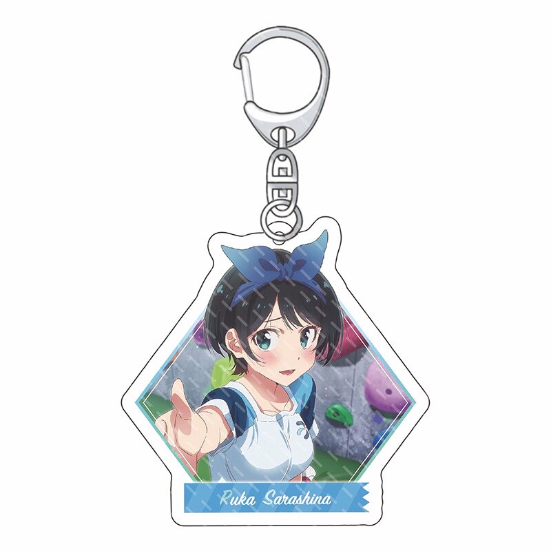 Anime Rent A Girlfriend Kanojo Okarishimasu Charm Keychain Ichinose Chizuru Asami Nanami Sakurasawa Sumi Sarashina Ruka Keyring