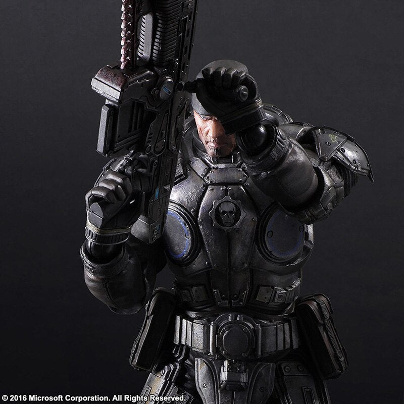 Play Arts Marcus Fenix Action Figure PA  Gears of War Figure Collection Doll Movable Model PVC Toys Birthday Gift