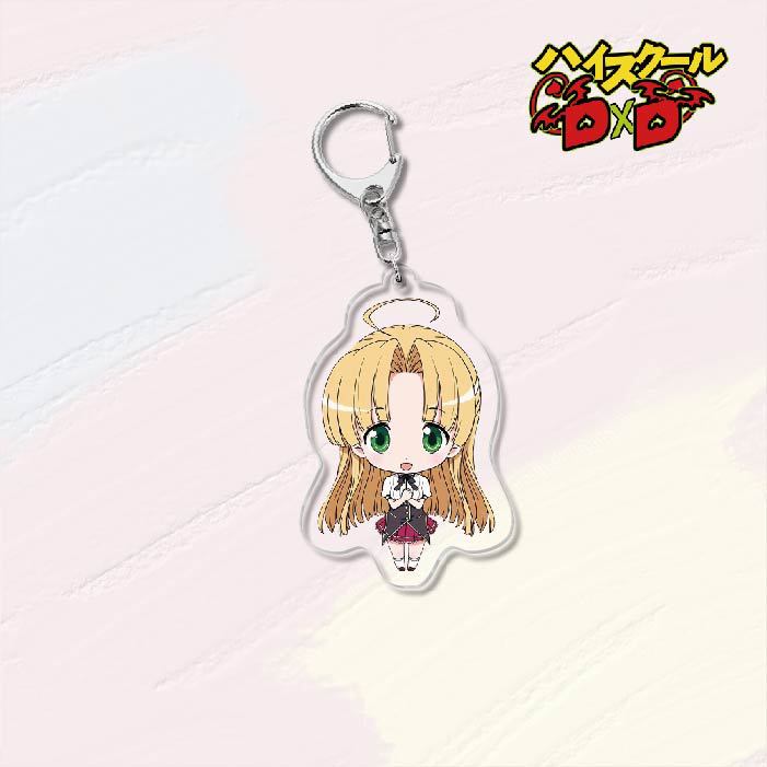 KeyChain Men High School DxD Key Chain Women Acrylic Car Cosplay Japanese Key Ring Rias Gremory Pendant Party Charm Kids Gift