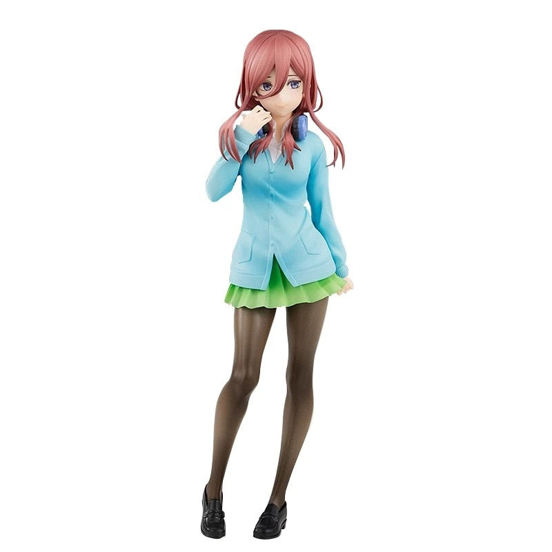 20cm The Quintessential Quintuplets Figure Anime Nakano Miku Action Figure Nakano Ichika Nino Yotsuba Itsuki Figurine Model Doll