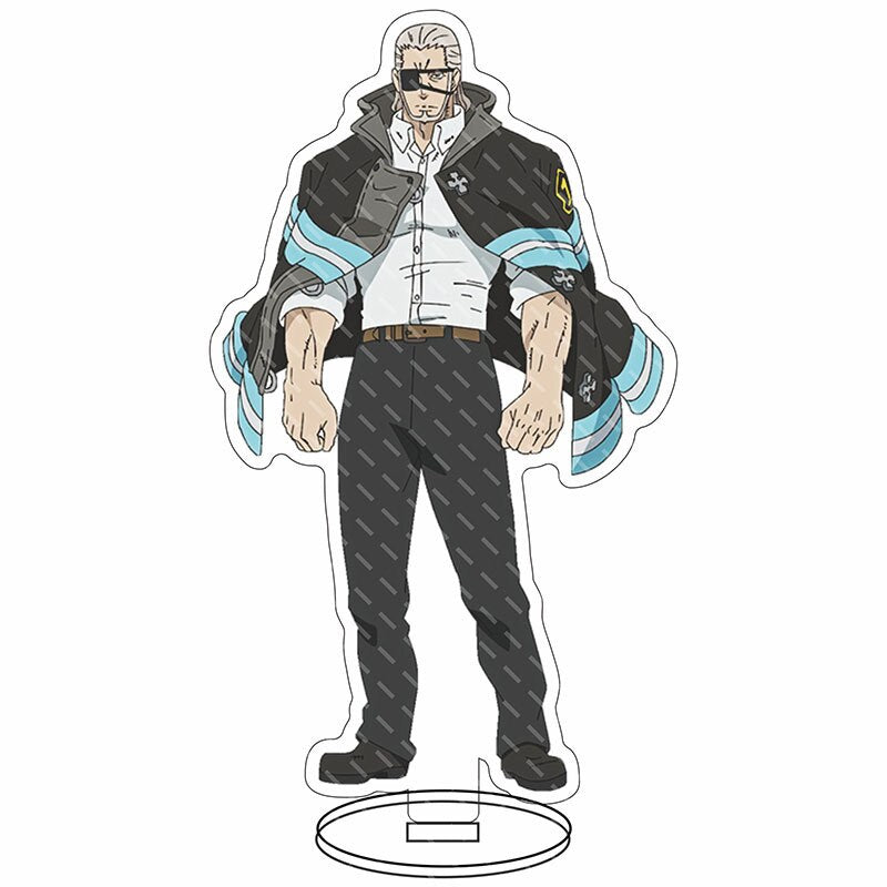 Fire Force Anime Manga Characters Cosplay Acrylic Stand Model Board Desk Interior Decoration Statues Toy Cartoon