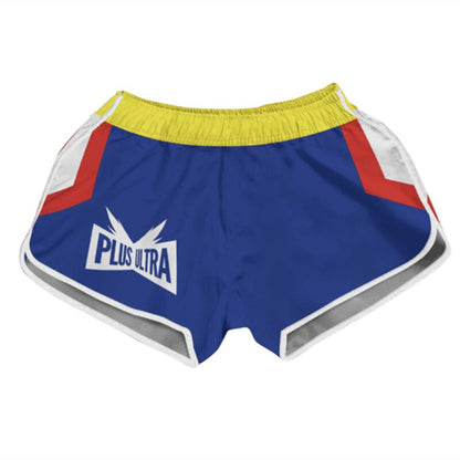 Anime My Hero Academia PLUS ULTRA Panties All·Might Cosplay Beach Shorts For Women Men Summer Sports Loose Shorts