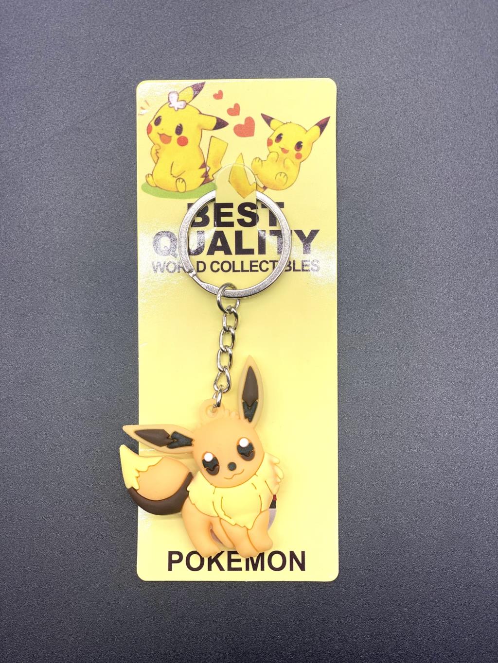 38style Pokemon Anime Action Figures Pikachu Alloy Silicone Keychain Accessories Pendant Bag Key Ring Pendant Birthday Gifts