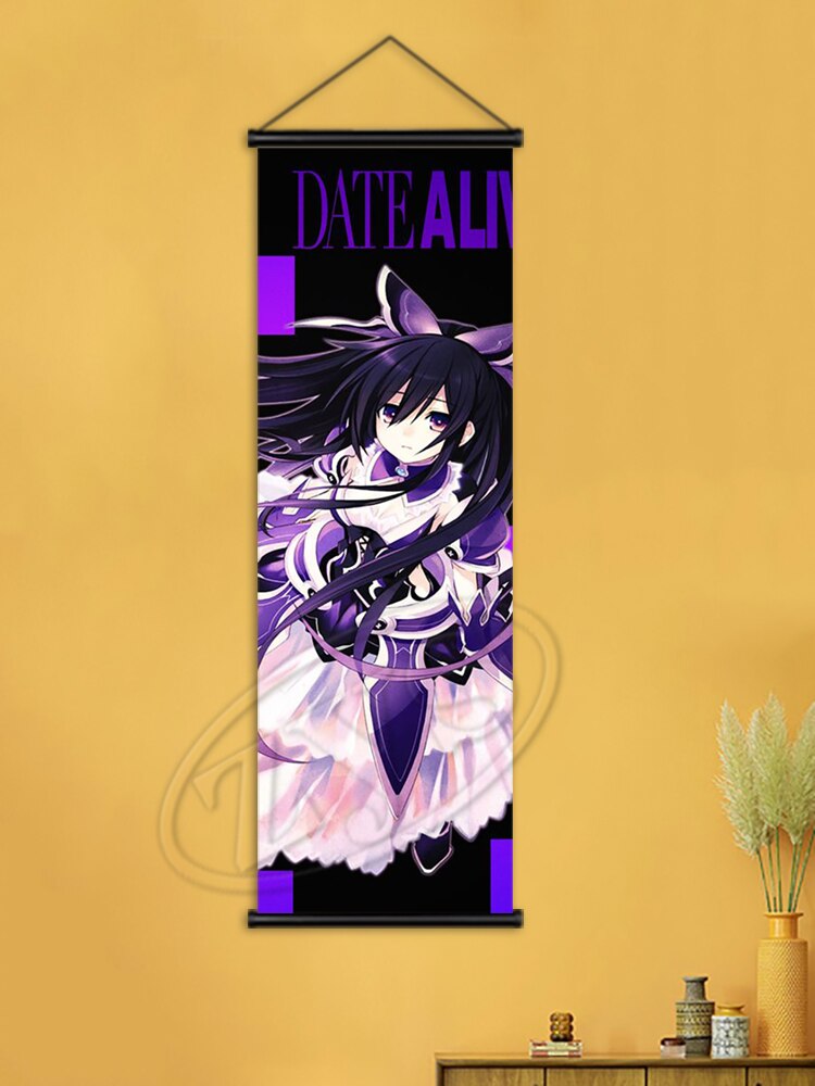 Classic Art Japanese Anime Poster Canvas Date a Live Painting HD Print Wall Home Cudros Hanging Scrolls Mural Bedroom Decoration