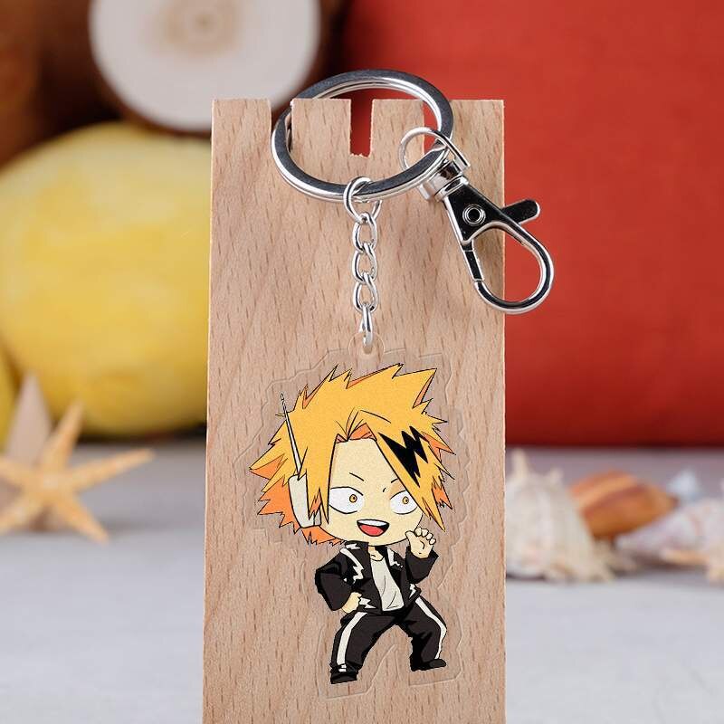 Keychain Anime Character My Hero Academia Deku Acrylic Keyring Japanese Cartoon Bag Handbag Gift For Student Comic Fans