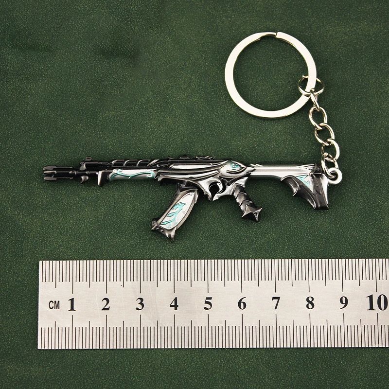 Valorant Knife Weapon Keychain Reaver Karambit Prime Vandal 9cm Samurai Sword Pocketknife Arant Gun Model Gifts Toys for Boys