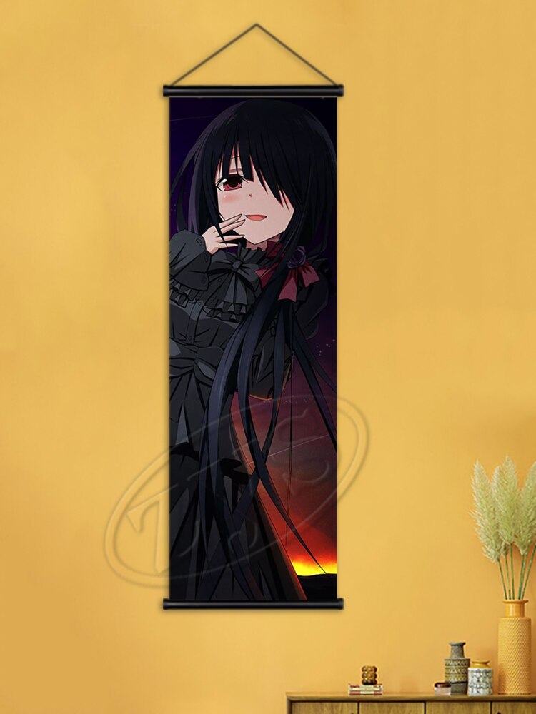 Classic Art Japanese Anime Poster Canvas Date a Live Painting HD Print Wall Home Cudros Hanging Scrolls Mural Bedroom Decoration