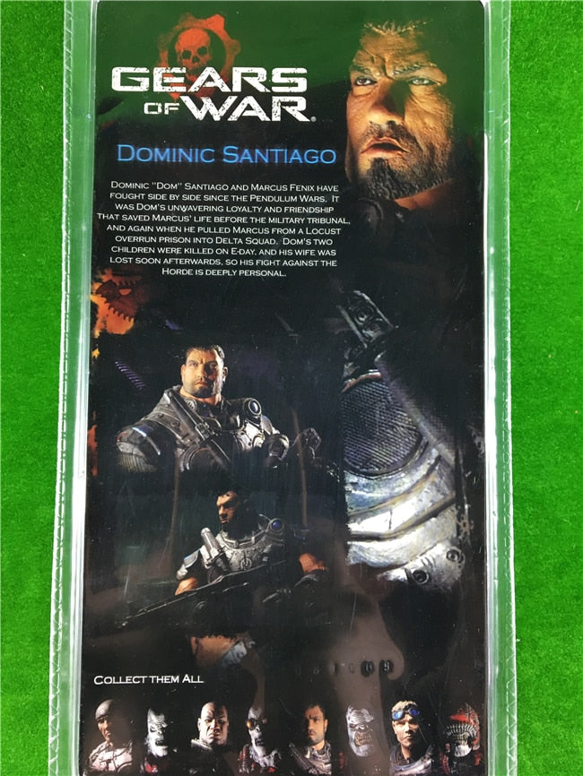 Free shipping gears of war DOMINIC NECA originals genuine new doll model 8inch