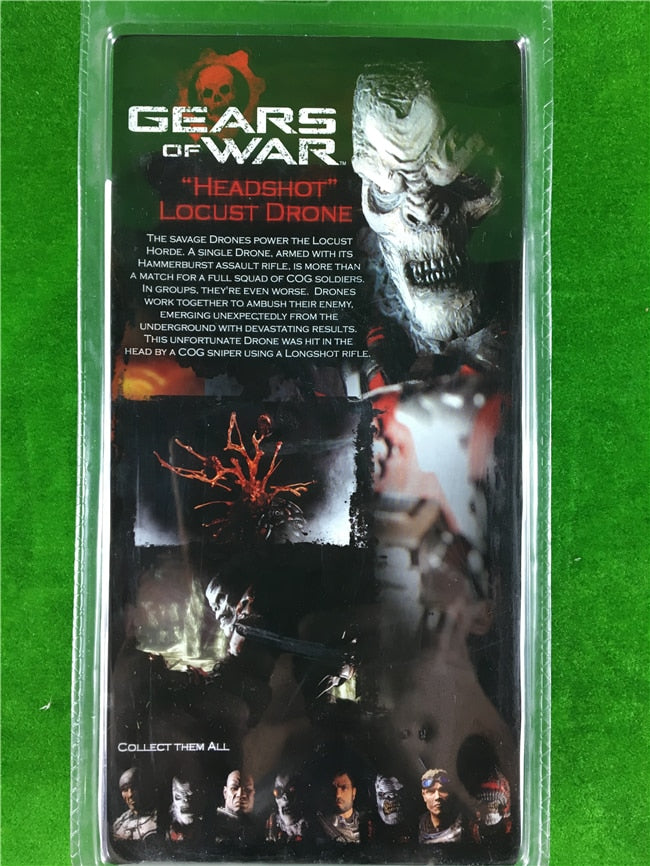 Free shipping gears of war Headshot Locust Dron NECA originals genuine new doll model 8inch