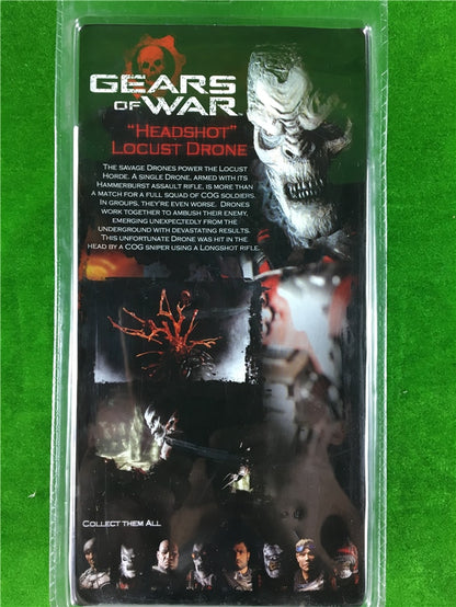 Free shipping gears of war Headshot Locust Dron NECA originals genuine new doll model 8inch