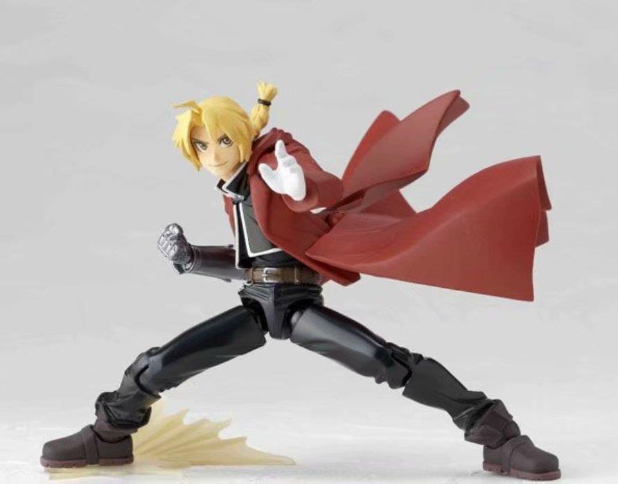 14CM Fullmetal Alchemist Edward Elric 116 Alphonse Elric 117 Figure Anime Figures Action Figurine Model Collection Cartoon Toys