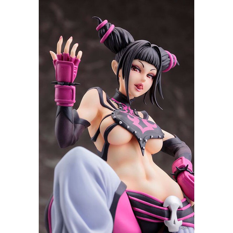 Stock Original Kotobukiya BISHOUJO STATUE Han Juri Street Fighter X Bishoujo Street Fighter Action Anime Figure Model Toys Doll