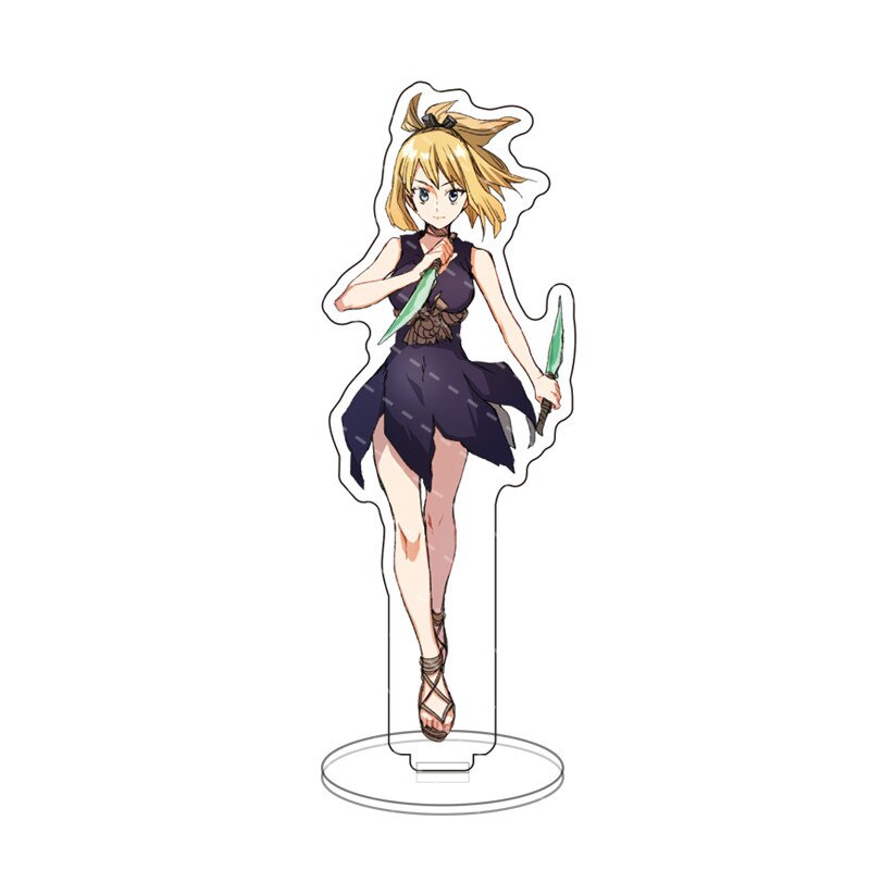 Anime Game Dr. Stone Acrylic Stand Action Figure Toy Ishigami Senkuu PVC Desktop Stand Model Toys Gift Cosply Beauty Collection