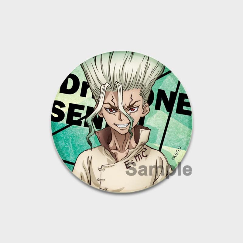 Dr. Stone Lapel Pins Cute Cartoon Figure Enamel Pin Manga Badges for Backpacks Brooches on Clothes Jewelry Accessories Fans Gifts