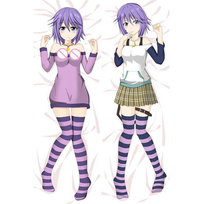 MMF Rosario + Vampire Sexy Shirayuki Mizore &amp; Akashiya Moka Pillow Cover Rosario to Vampire Capu 2 Dakimakura Body Pillowcase