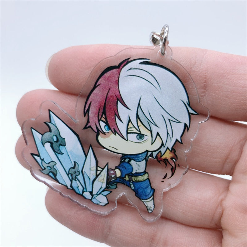 Anime My Hero Academia Cosplay Keychain Accessories Kirishima Eijiro Eraser Head Key Chain Pendant Cartoon Badge