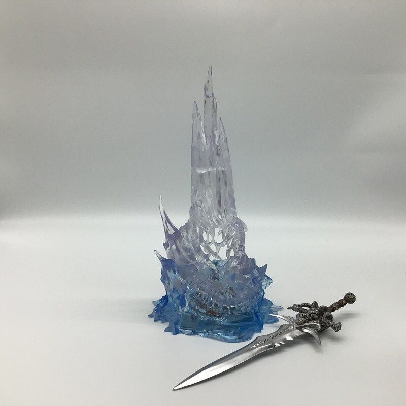 World of Warcraft 25cm Anime Game Action Figure Weapon Frostmourne Katana Sword with LED Lighting Starz PVC Toys Kids Gifts