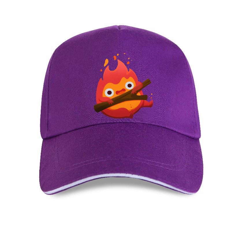 New 2021 The Fire Demon Baseball cap Calcifer Howl Moving Castle Studio Ghibli Men Casual Harajuku Tops Cami