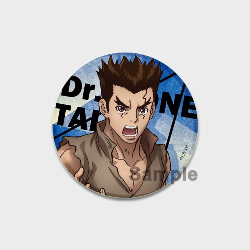 Dr. Stone Lapel Pins Cute Cartoon Figure Enamel Pin Manga Badges for Backpacks Brooches on Clothes Jewelry Accessories Fans Gifts