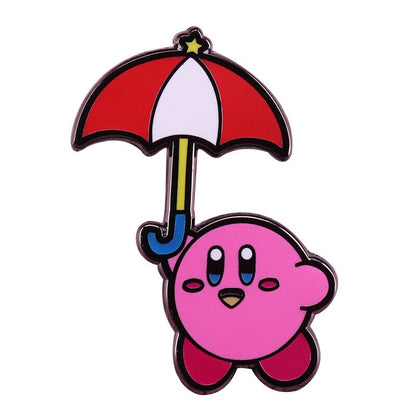 japan Game Kirby Anime Pins for Backpacks Badges on Manga Enamel Pin Accessories for Jewelry Cute Things Brooches Gift