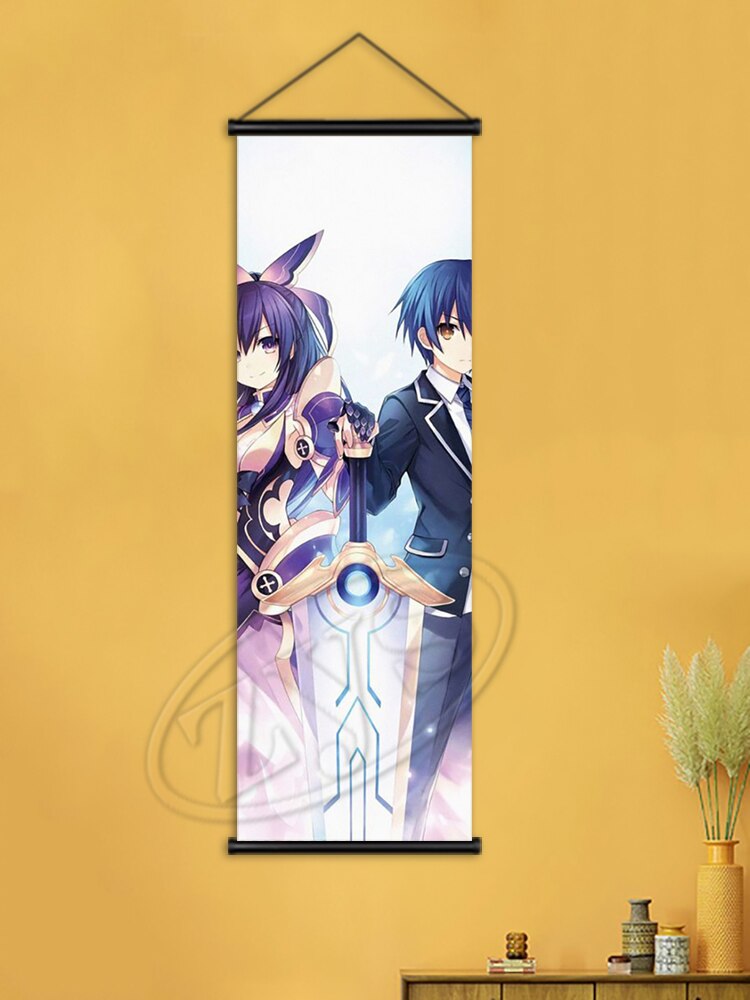 Classic Art Japanese Anime Poster Canvas Date a Live Painting HD Print Wall Home Cudros Hanging Scrolls Mural Bedroom Decoration