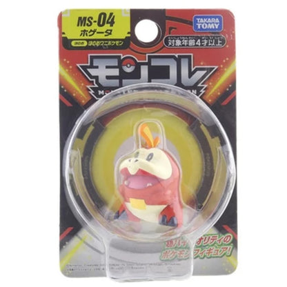 TOMY Original Pokemon Scarlet Violet Sprigatito Fuecoco Quaxly Toys Figures Superb Reproduction Games Characters Collection Gift