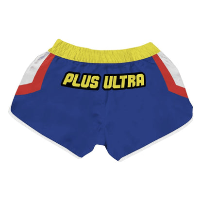 Anime My Hero Academia PLUS ULTRA Panties All·Might Cosplay Beach Shorts For Women Men Summer Sports Loose Shorts