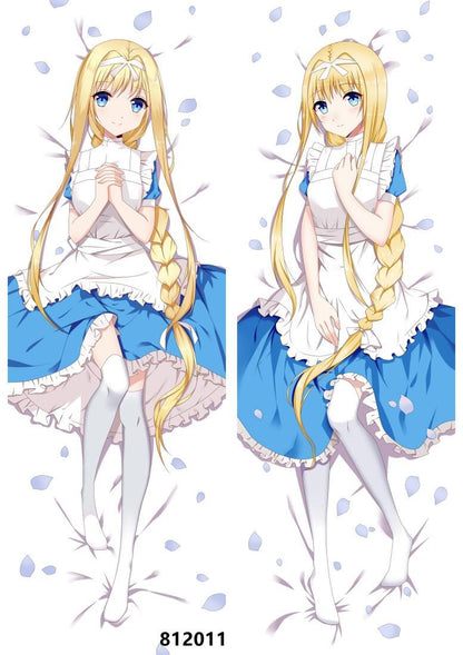 Anime Dakimakura Sword Art Online Alicization War of Underworld Alice Yuuki Asuna Hugging Body Pillow Case Pillow Cover Gift