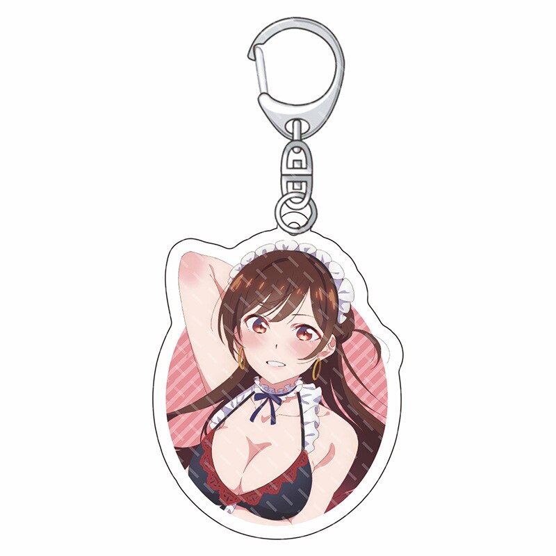 Anime Rent A Girlfriend Kanojo Okarishimasu Charm Keychain Ichinose Chizuru Asami Nanami Sakurasawa Sumi Sarashina Ruka Keyring