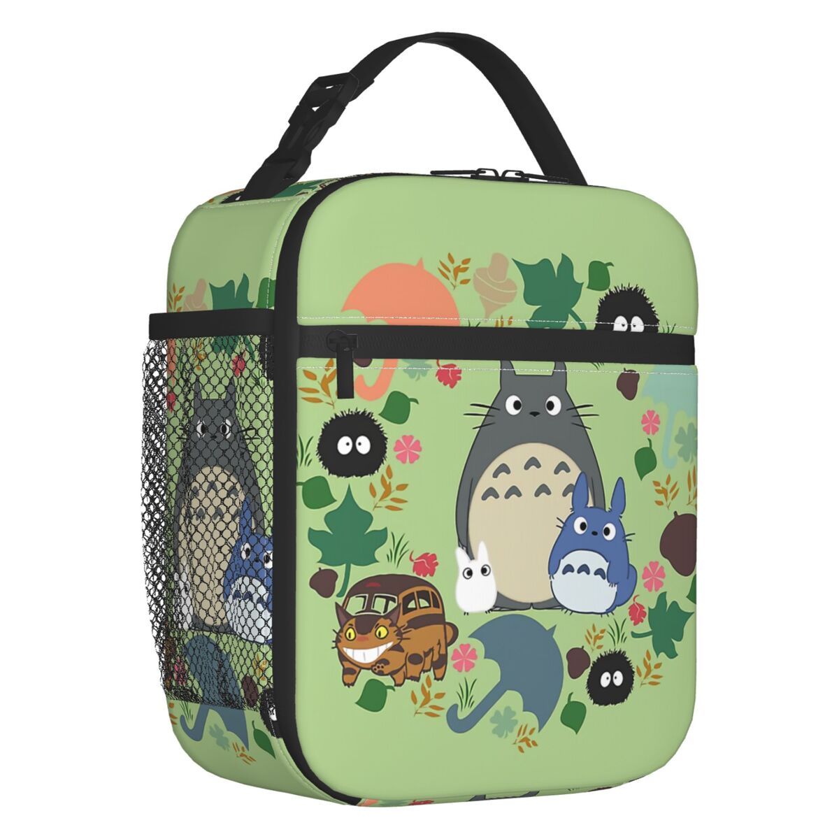 Studio Ghibli Anime My Neighbor Totoro Resuable Lunch Boxes for Women Hayao Miyazaki Cooler Thermal Food Insulated Lunch Bag