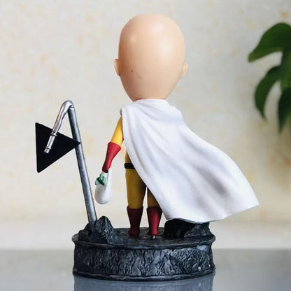 One Punch Man Anime Figure Saitama Version Q Buy Vegetables Interest  Action Figure Collection Model Dolls Toys Free Shipping