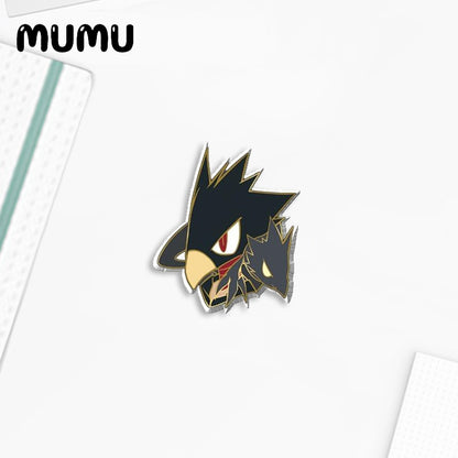 2022 New Anime My Hero Academia Lapel Pin Cute Deku Todoroki Acrylic Brooches Handmade Epoxy Jewelry Shirt Bag Badge