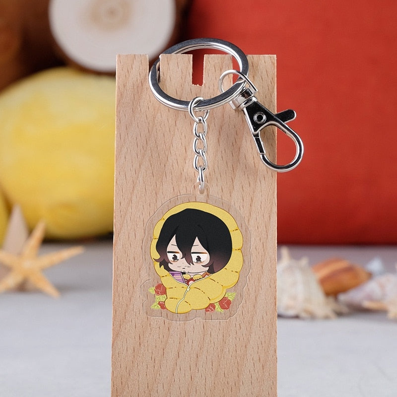 Keychain Anime Character My Hero Academia Deku Acrylic Keyring Japanese Cartoon Bag Handbag Gift For Student Comic Fans