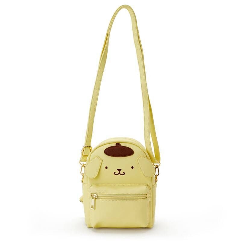 Sanrio Kawaii Hello Kitty Cinnamoroll My Melody Kuromi Pom Pom Purin Backpack Crossbody Messenger Bag Small Schoolbag Y2k Bag