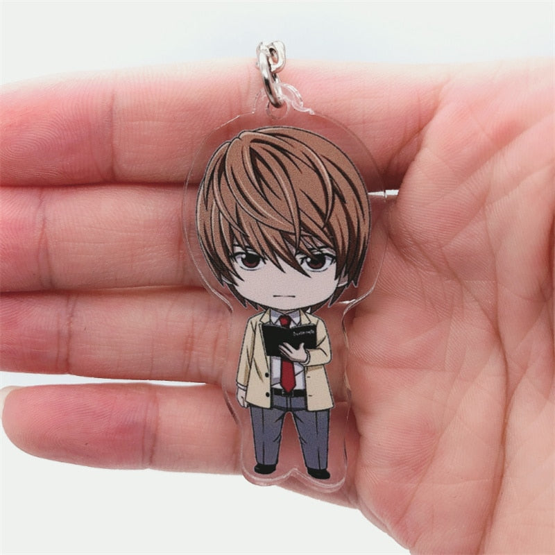 Anime DEATH NOTE Ryuk Keychain Badge Accessories Killer L Lawliet Cosplay Props Cartoon Backpack Pendant