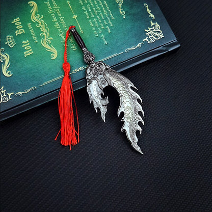 God of War Alloy Game Peripherals Models Pendant Anime Kratos Weapon Metal Replica Miniature Decoration Blade of Chaos Ornaments