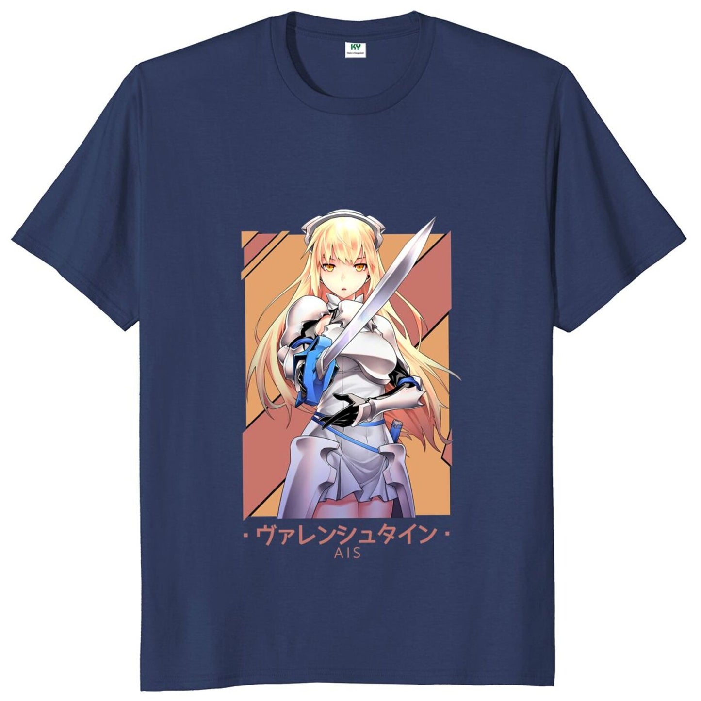 Vintage Wallenstein Danmachi T Shirt Japanese Anime Manga Fans Gift Men Women T-shirt Casual O-Neck 100% Cotton Tee Tops EU Size