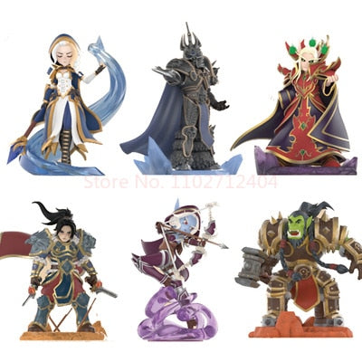 13-17cm 1/6pcs World Of Warcraft Blind Box Mystery Box Suprise Box Figure Room Ornament Model Collection For Boy Gift