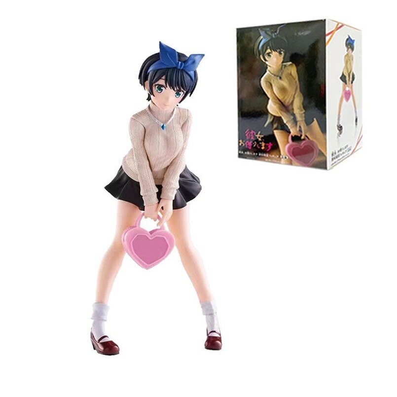 16cm Rent A Girlfriend Anime Figure Chizuru Mizuhara  Ruka Sarashina Sakurasawa Sumi Action Figure Collection Model Doll Toys