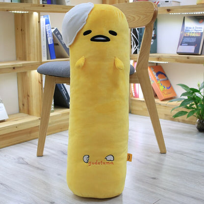 Gudetama Sanrio Long Pillow Japanese Style Sofa Decorative Pillow Hug Plush Toy Stuffed Anime Plushies Xmas Gifts For Girl Washable