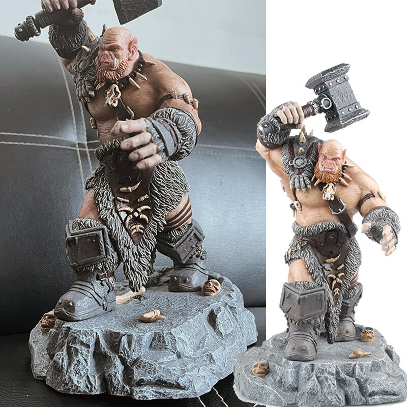 Large Model World Of Warcraft Height Orgrim Doomhammer Collectible Figures Action Figure Toys Anime Decoration Birthday Gift