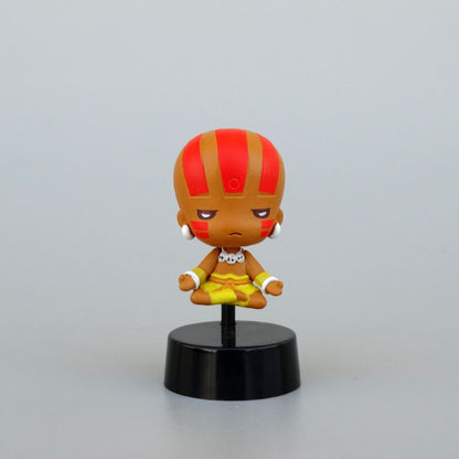 Game Street Fighter Action Figure Model Car Doll Ryu Ken Masters Chun Li ZANGIEF DHALSIM Anime PVC Car Decor Model Toys 5cm